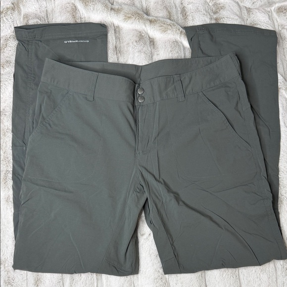 Columbia Omni Shield Gray hiking Pants size 14 - Picture 1 of 9